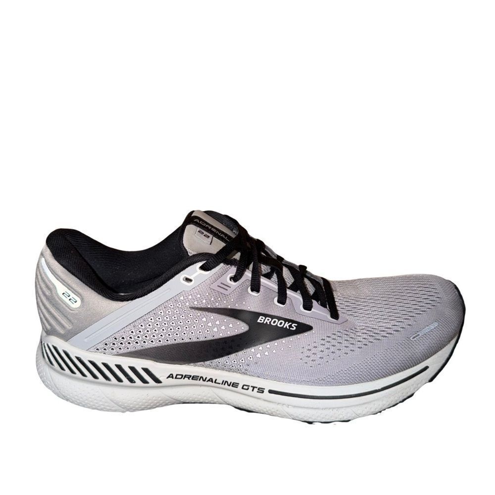 Brooks Adrenaline 22 GTS Gray and Black Shoes size 12 Narrow B